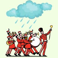 Idioms - rain on someone's parade